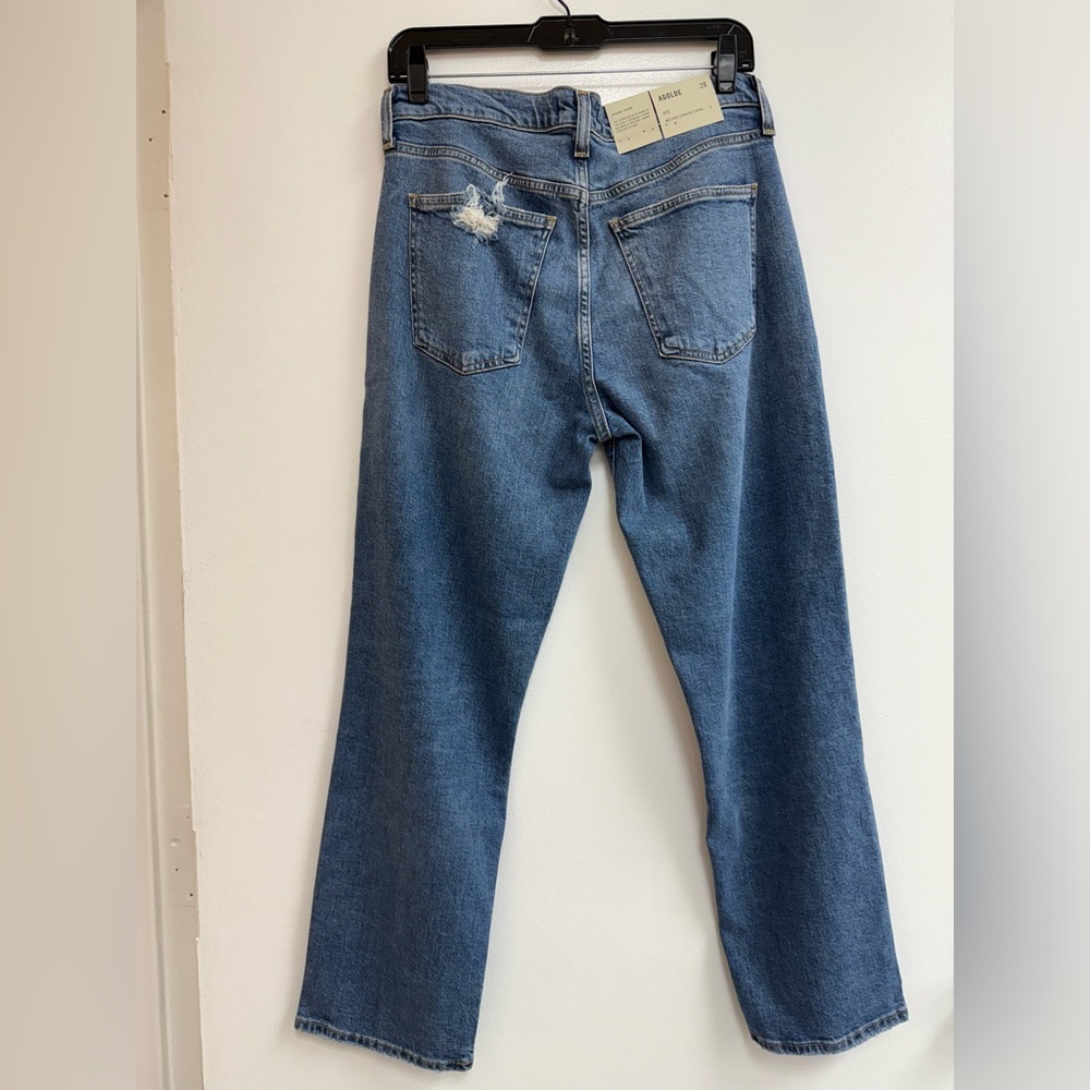 Agolde Kye Mid Rise Straight Crop in Notion - Picture 5 of 8